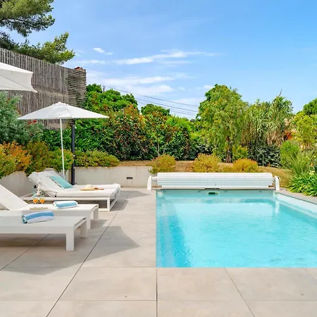 וילה Hedone - Presqu'ile De Giens Piscine Vue הייר